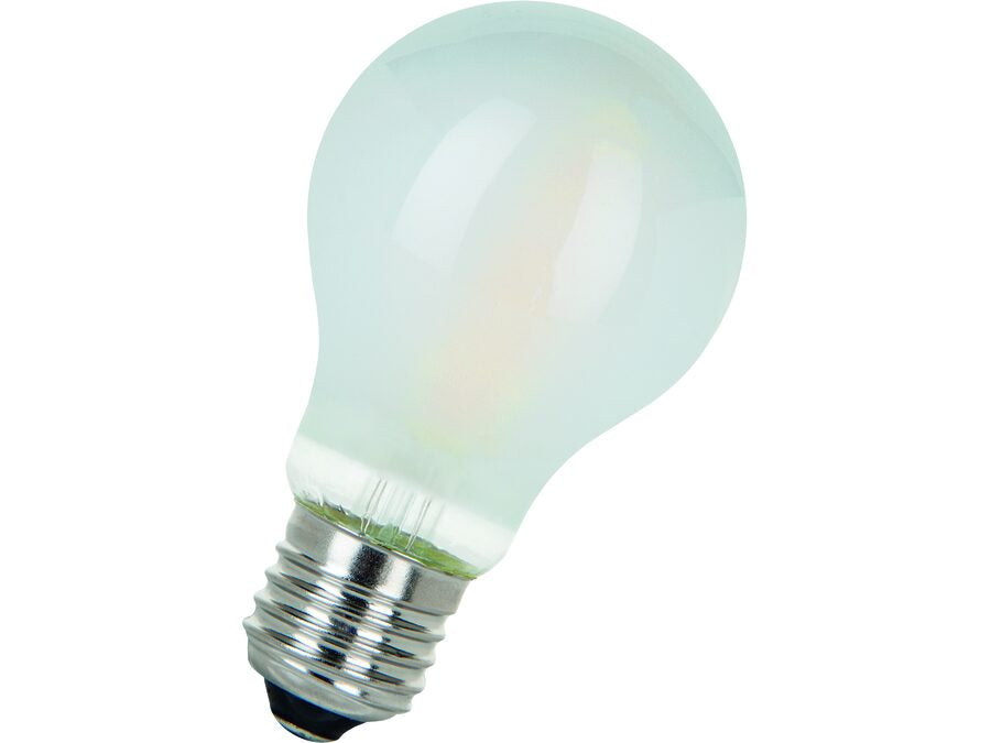 A60 LED pære - 240V 6W opal, E27 sok. (2700K)