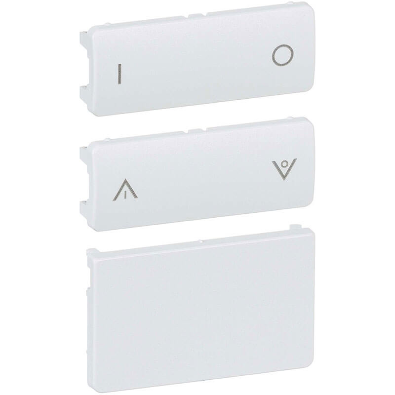 Fuga tangentsæt for batteritryk 2 slutte hvid