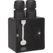 UNDERLAG 1-MODUL, 2X M20, IP55, SORT