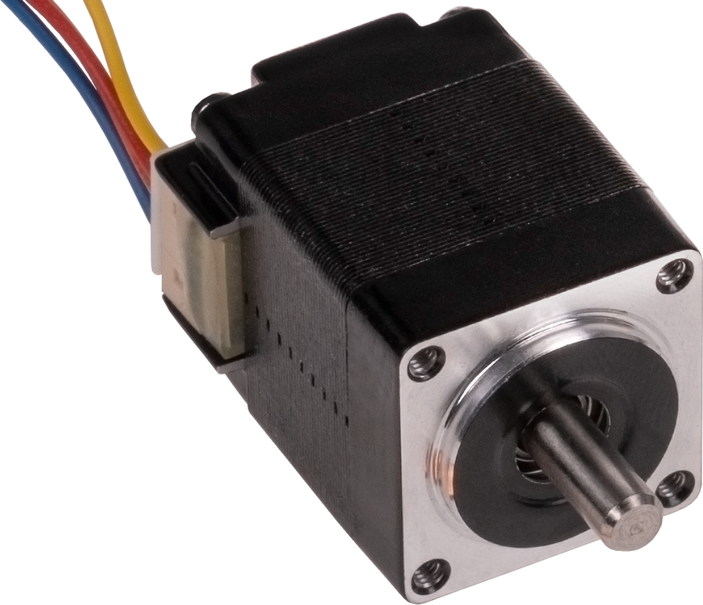 Stepper motor NEMA8 - 4,26V, 0,6A, 1,8° step, 4mm skaft