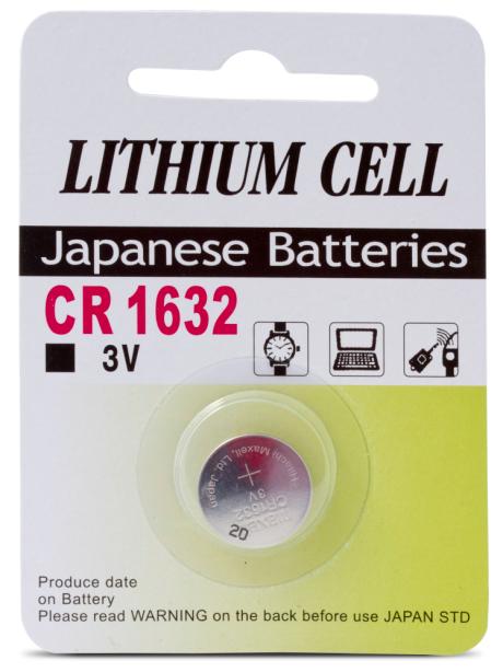 Lithium batteri CR 1632 3 V 1 stk.