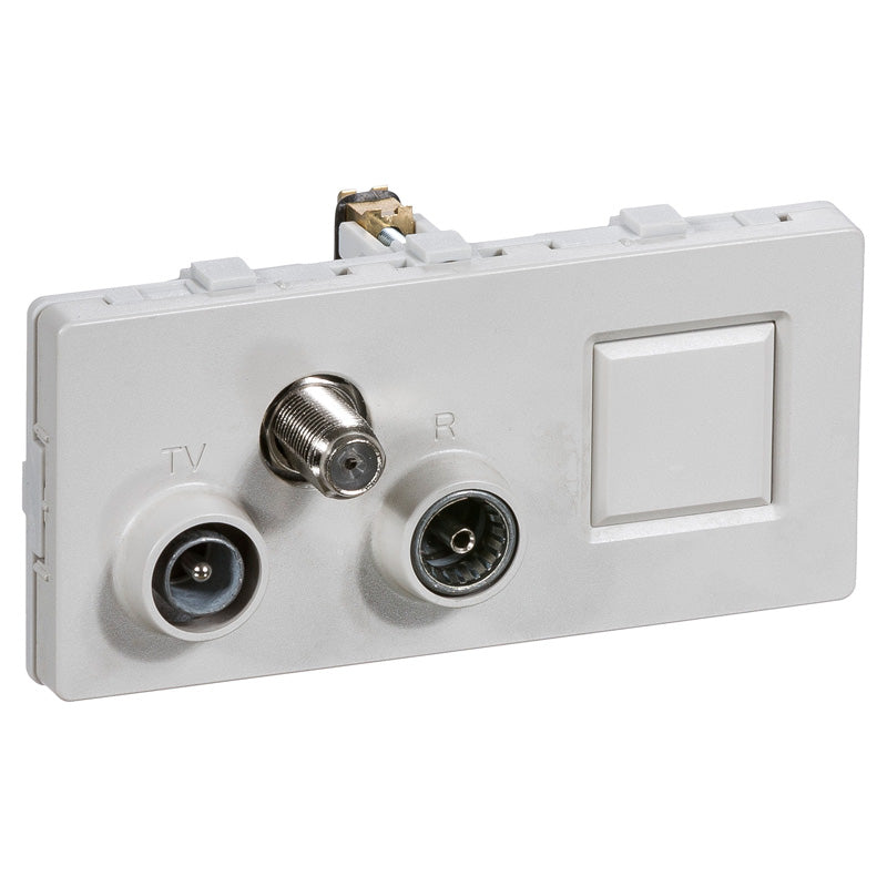 LK antenneudtag TV/R/SAT/RJ45 slutdåse TD372 - LG