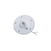 9W LED indsats med linser, flickerfri, Ø12,5 cm, erstatning for G24, cirkelrør og kompaktrør, 230V input, 1000lm, RA80