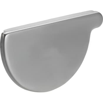 VMZINC endebund til halvrund tagrende - 280 mm - venstre