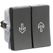 FUGA afbryder jalousi 16A 250V koksgrå