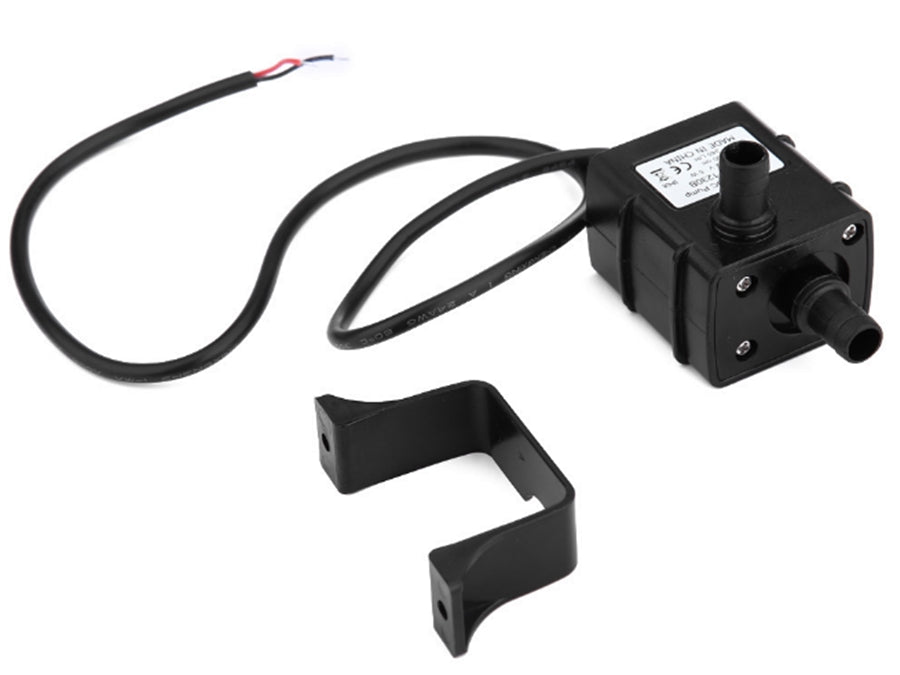 Mini vandpumpe - 12Vdc 5W (Hmaks.:350cm, Qmaks.:260L/t)