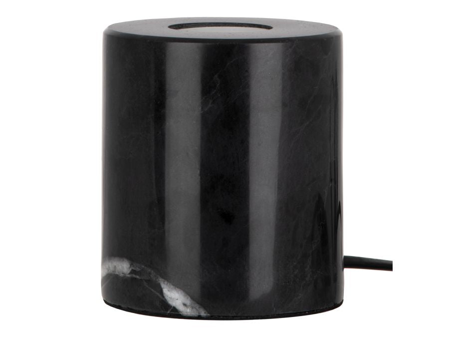 Bordlampe - 240V / 60W E27, Marmor, Sort (1,8m)
