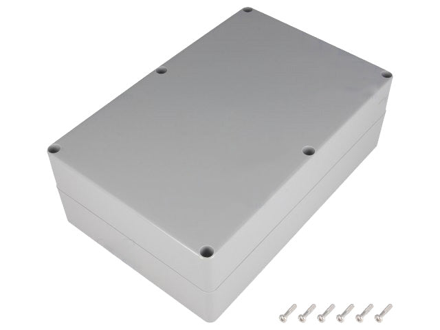 G353 plastkabinet - Mørkegrå, IP65 (146x222x75mm)