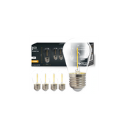 5 stk 1W LED pærer - ST14, COB filament, E27, 230V, 60lm, RA80