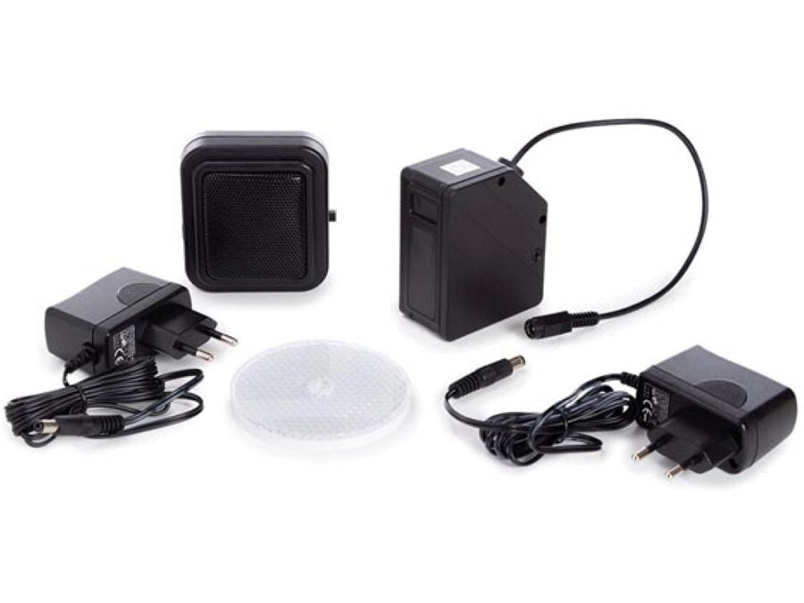 Mini IR alarmsystem - Fotoelektrisk, trådløs højttaler (7m)