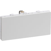 LK Fuga blinddæksel 2 modul vandret lysegrå