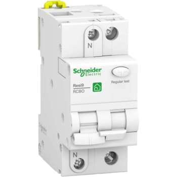 Resi9 Kombiafbryder HPFI C 13A 1P+N 30mA, bolig, Kl.A, 6kA