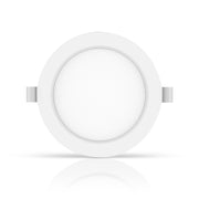 LED E6 Bagbelyst Indbygningsspot, 12W, 4000K, Ø145-155mm, Rund - Til Indbygning