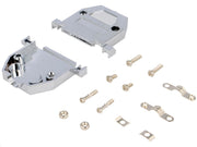 Hus for D-SUB - 25pol (og 44pol HD) Metaliseret plast