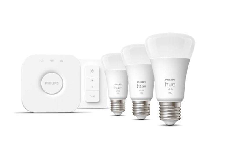 HUE White Starter Kit - 3 x 9,5W E27 A60 LED pære (BT)
