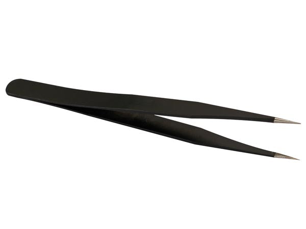 Antistatisk pincet - Lige spids (11,8cm)