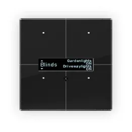 O-LED Touch Panel - Sort glas