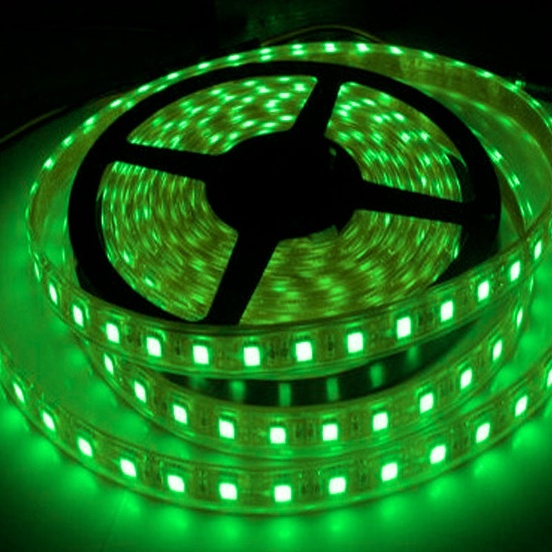 3,6W/m LED strip - 5m, grønt lys