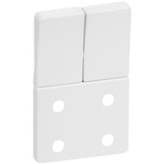 Fuga Tangent dobb stikkontakt hvid