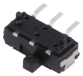 Miniature skydekontakt - 1P ON-ON, printben (SPDT)