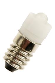 LED dværglampe - 12Vdc / 0,19W E10, HVID