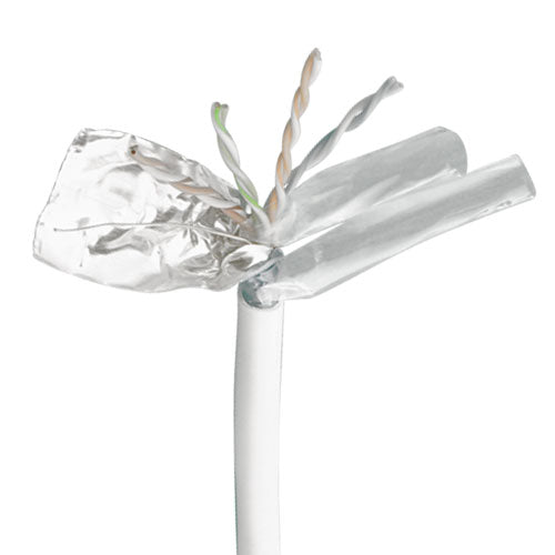 Telefonledning AKS 4x2x0,6 Skærmet hvid - pr. m.