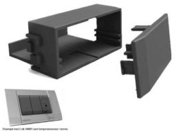 VELBUS - Blændplade indstiksmodul, 1 stk.