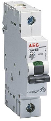 AUTOMATSIKRING C20A 1P 6KA 1M