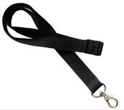 NØGLESNOR, SORT MED KROG + SPÆNDE