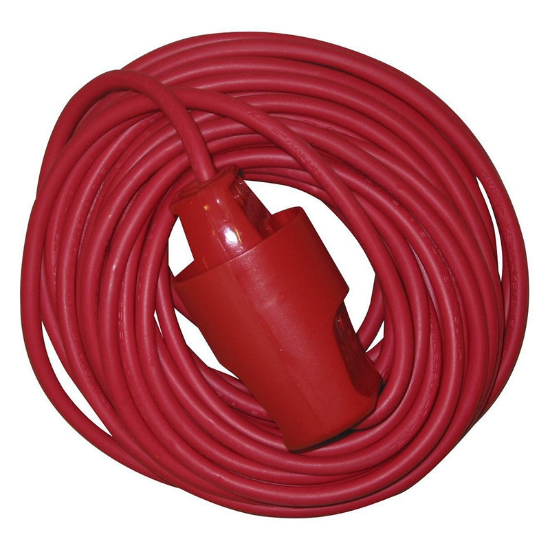 Hobbykabelsæt u/jord 10m rød