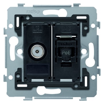 KOMBI. TV/DATA CAT 6A, INDSATS