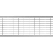 ACO V100 1000 mm galvaniseret maskerist, 12,5 t