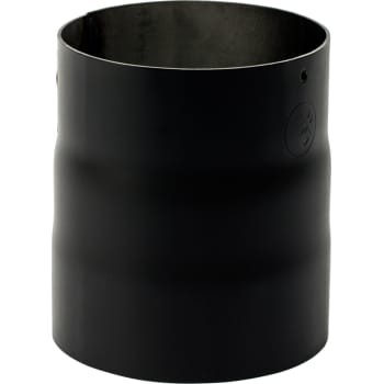 150 mm. Metalbestos Sorte røgrør overgang iØ 157 mm/ uØ 149 mm.