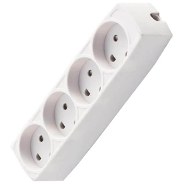 Stikdåse børnesikret 4-vejs u/jord hivd