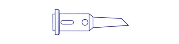 Spids til GAS/PRO og GAS/PROSET - 3,2mm skrå (SPT-3)