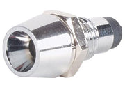 Monteringsholder til 3mm LED - Krom, Konkav reflektor