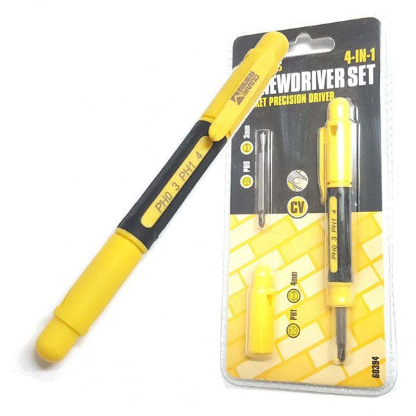 4-i-1 pen skruetrækkersæt