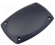 Højttalergitter - 114x166x17mm, Sort