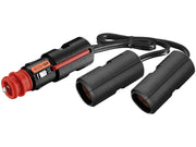 Cigar splitter - Han til 2 x hun, m. sikring (25cm)