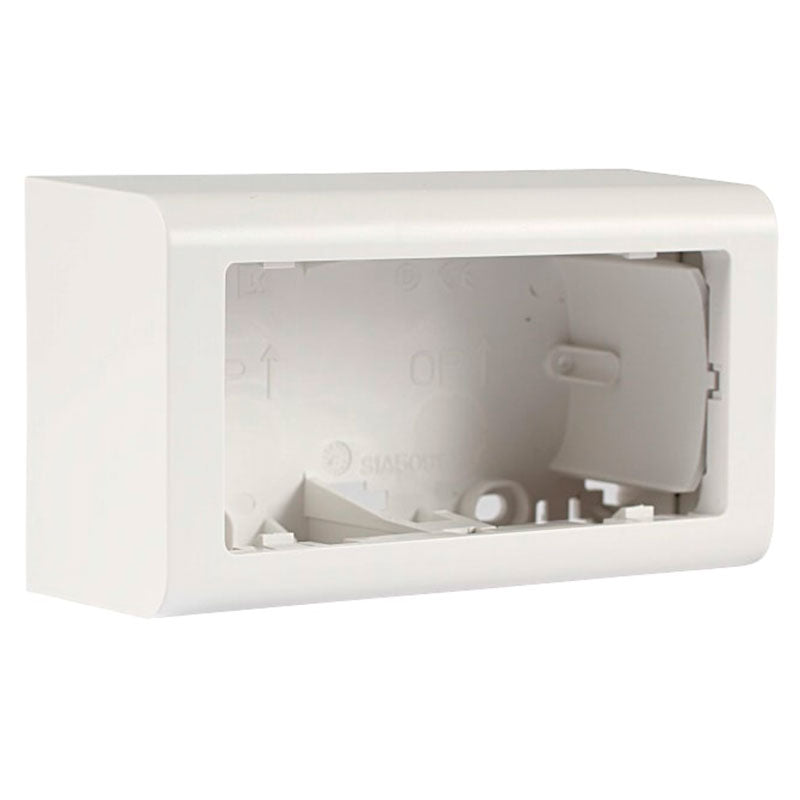 LK Fuga Softline vandret underlag 2 modul 49mm dyb - hvid