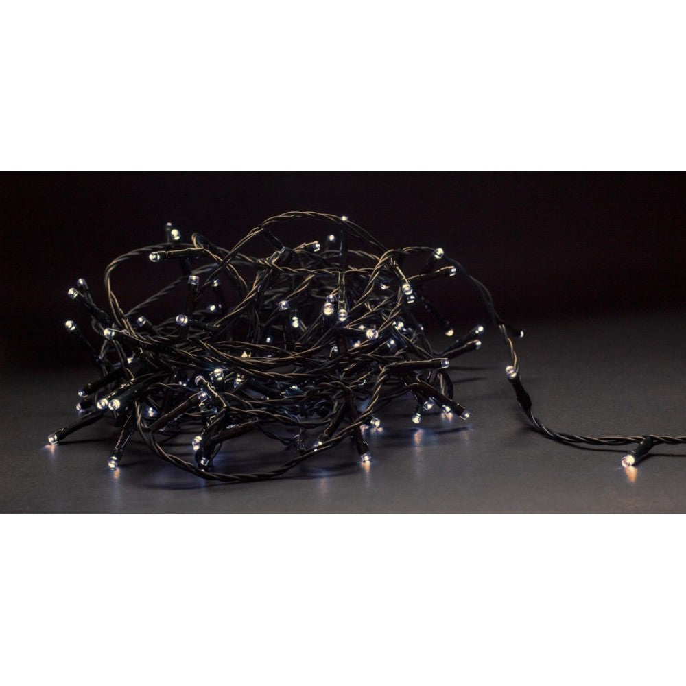 9 meter Smart Home varm hvid LED julelyskæde - Tuya/Smart Life, 120 LED, memory funktion, IP44 udendørs, 230V