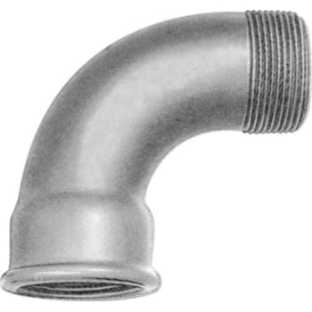 3/8" Sort bøjning 90° muffe/nippel