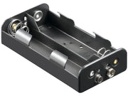 Batteriholder til 4xC bat. (m. knapterminaler)