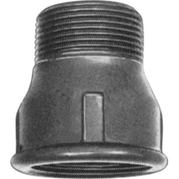 1/2" x 3/8" Galvaniseret spidsmuffe