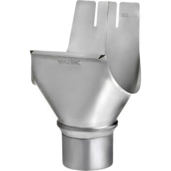 VMZINC ekspansionstudstykke, ZINC NATUR - 333/87 mm, t/halvr