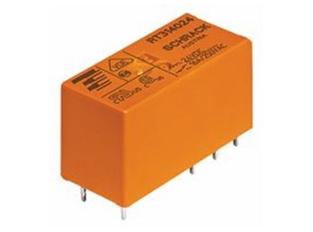 Miniature relæ - 12VDC / 8A, 2 x skifte (DPDT)