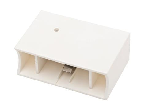 Linestra fatning 1-pol hvid til rør m.2 sokler