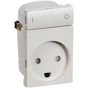 IHC Wireless FUGA Stikkontakt 1½ modul lysegrå