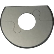 Alu Fit Rosette Ø22 Natur med Cut