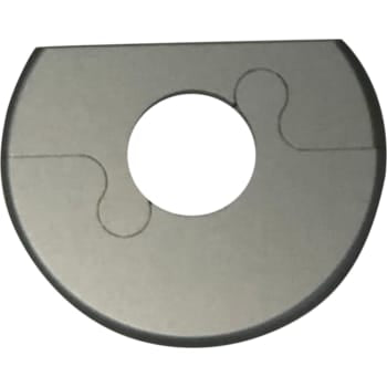 Alu Fit Rosette Ø22 Natur med Cut